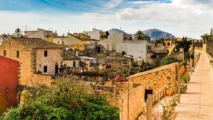 Taking a holiday to Majorca and staying in the old town of Alcudia